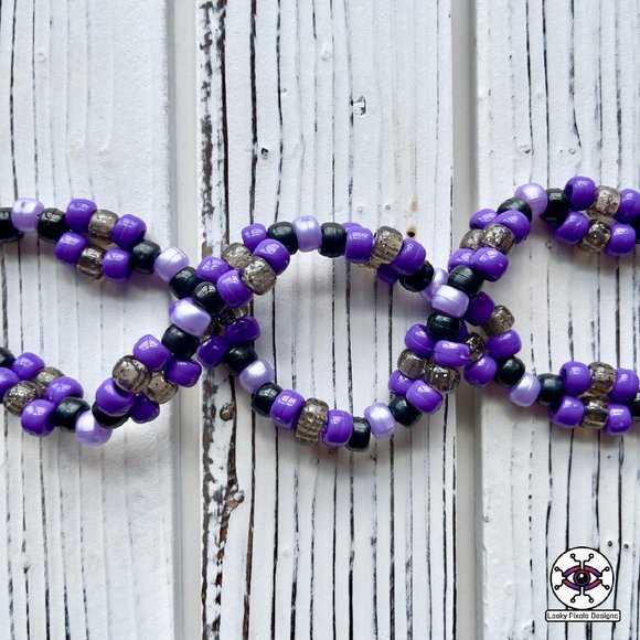 Cat Witchcraft Perler Necklace Glow in the Dark - Picture 4 of 7